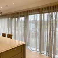 window chiffon curtain for living room in Dubai