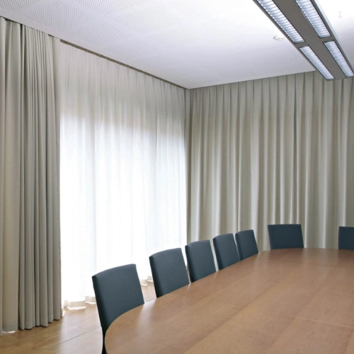 Noise-Reducing Office Curtains